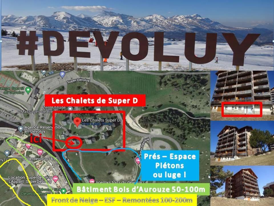 Appartement 8-10 Personnes Superdevoluy Hautes Alpes Rez De Chaussee Vue Panoramique 3 Chambres Saint-Étienne-en-Dévoluy 외부 사진
