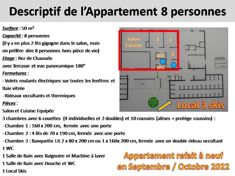 Appartement 8-10 Personnes Superdevoluy Hautes Alpes Rez De Chaussee Vue Panoramique 3 Chambres Saint-Étienne-en-Dévoluy 외부 사진