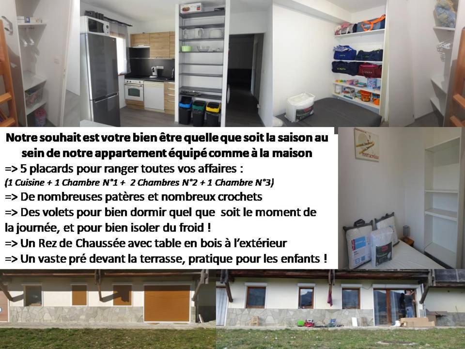 Appartement 8-10 Personnes Superdevoluy Hautes Alpes Rez De Chaussee Vue Panoramique 3 Chambres Saint-Étienne-en-Dévoluy 외부 사진