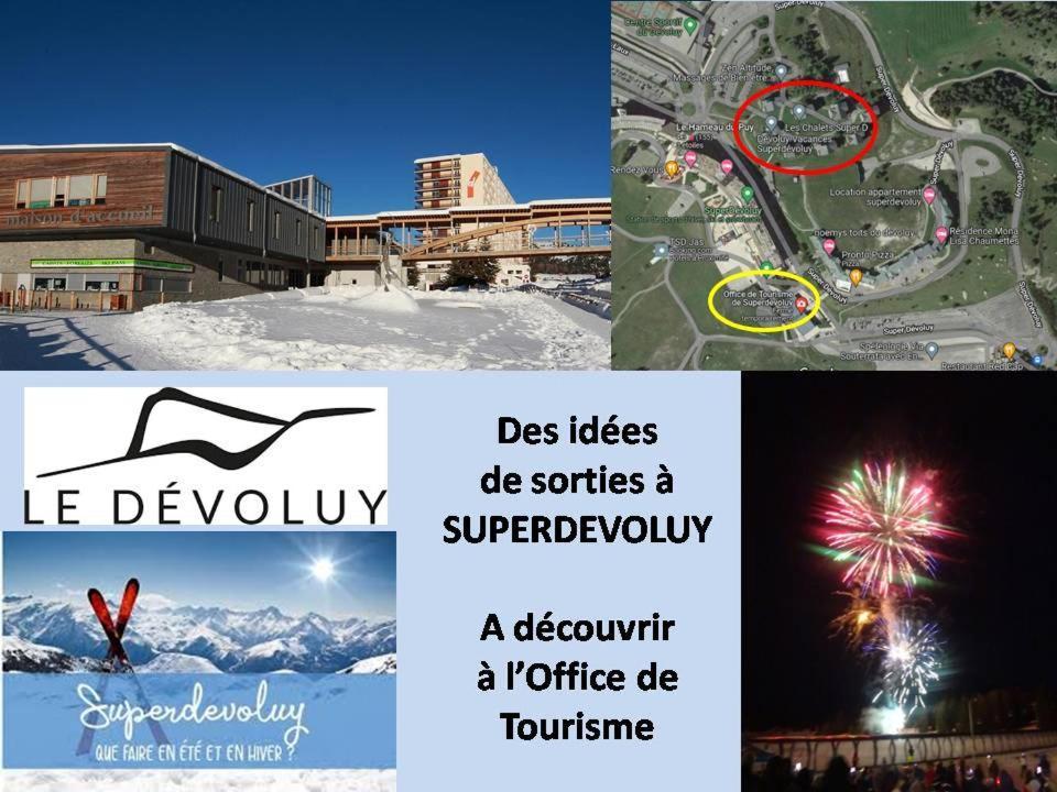 Appartement 8-10 Personnes Superdevoluy Hautes Alpes Rez De Chaussee Vue Panoramique 3 Chambres Saint-Étienne-en-Dévoluy 외부 사진